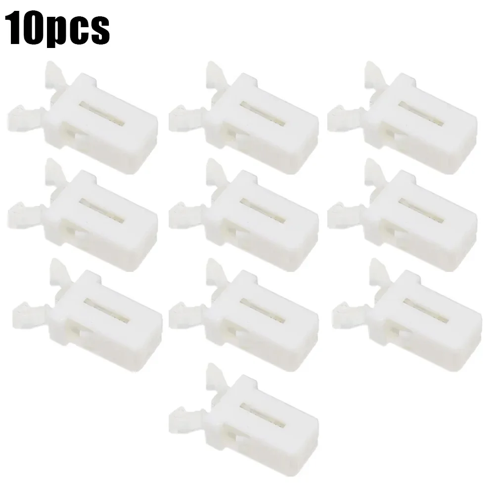 10/20 piezas cerradura de cubo de basura interruptor de bloqueo automático reemplazo captura Bin pestillo Clip de reparación interruptor de bloqueo automático de plástico Hardware para el hogar