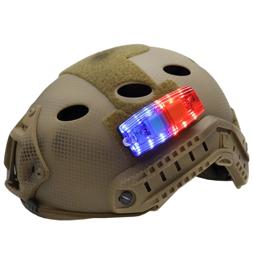 Tactical FAST MICH Helmet Safety Flashing Light Survival Signal Light Cycling Lamp Outdoor Equipment For Hunting Hiking Cycling