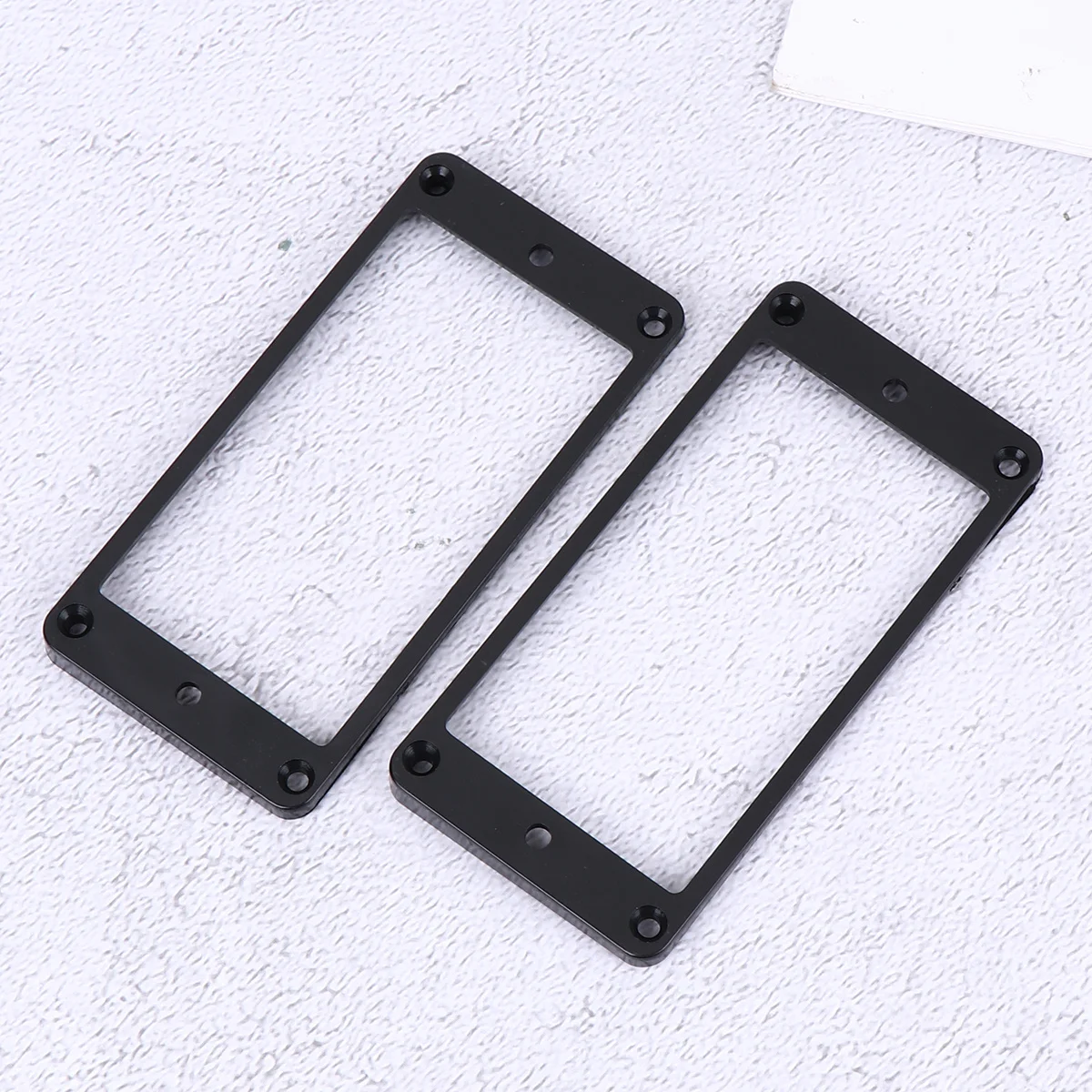 

10pcs Pickup Rings Durable Plastic Black For Humbucker Mounts Cover Edge Protection Fit Guitar Maple Ebony Fingerboard Guitar