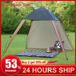 Lightweight Sun Shade Anti-UV Waterproof Tent Outdoors Canopy Beach Shelter Sun Shade Tent For Fishing Camping Travel Dropship