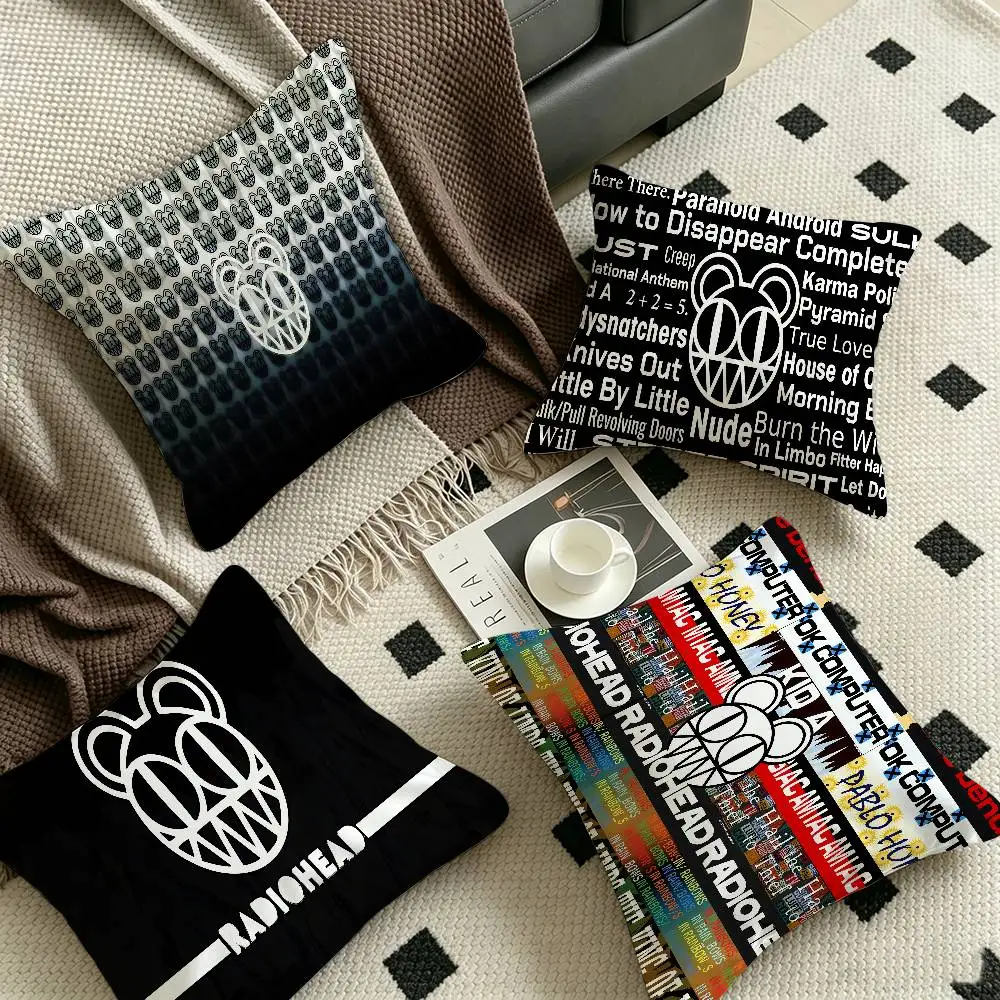 Band R-Radio-headES Cushion Cover Polyester Sofa Cushions Decorative Throw Pillows Home Decoration Pillowcover