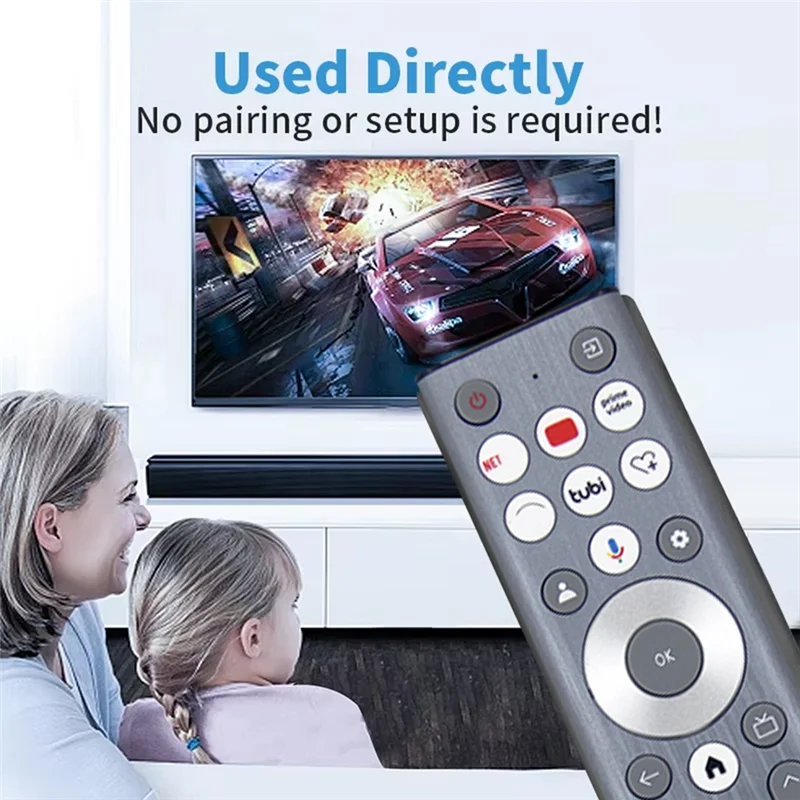 -RRKK Replace ERF6A80 Voice Remote Control For Hisense 65U8N A7 U8 Series Google Smart TV 2024