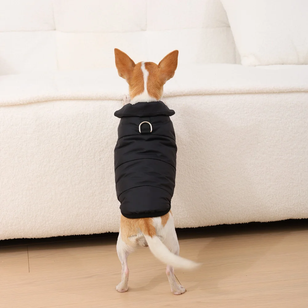 Winter Clothes For Small Medium Dogs Soft Padded Puppy Cat Jacket Coat With Fleece Chihuahua French Bulldog Outfits Pet Costume