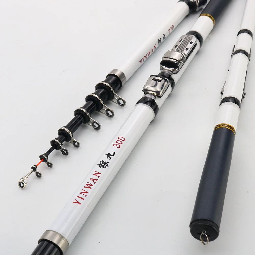 JOSBY Carbon Fiber Spinning Angelrute Teleskop Mini Pole 3M 2,7M 2,4M 2,1M 1,8M 1,5M Fisch Getriebe Tackle Hohe Qualität