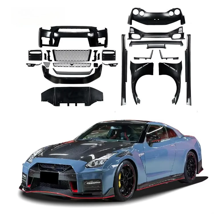 NSM Style Car Body Kit for Nissan GTR R35 PP Hot Sales PP Carbon Fiber Material Car Bumpers Condition New