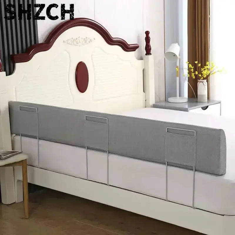 ‌Baby Crib Bumper Guard Protector Soft Bed Rail Toddler Safety Seamless Installation Anti-Collision Fence Portable Bed Barrier