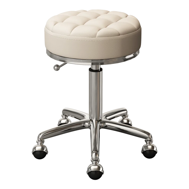 

Rolling Hydraulic Chair Beauty Salon Stool Hairdressing Wheeled Beauty Tattoo Chairs Swivel Sedia Commercial Furniture