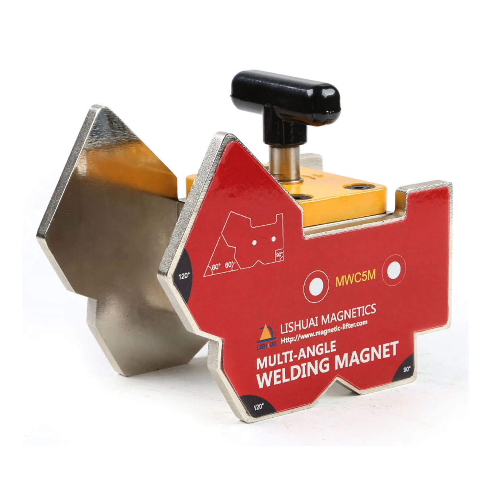 60° / 90°/ 120° Magnetic Welding Positioner, Multi-angle Strong Magnetic Fixing Auxiliary Welding Tool