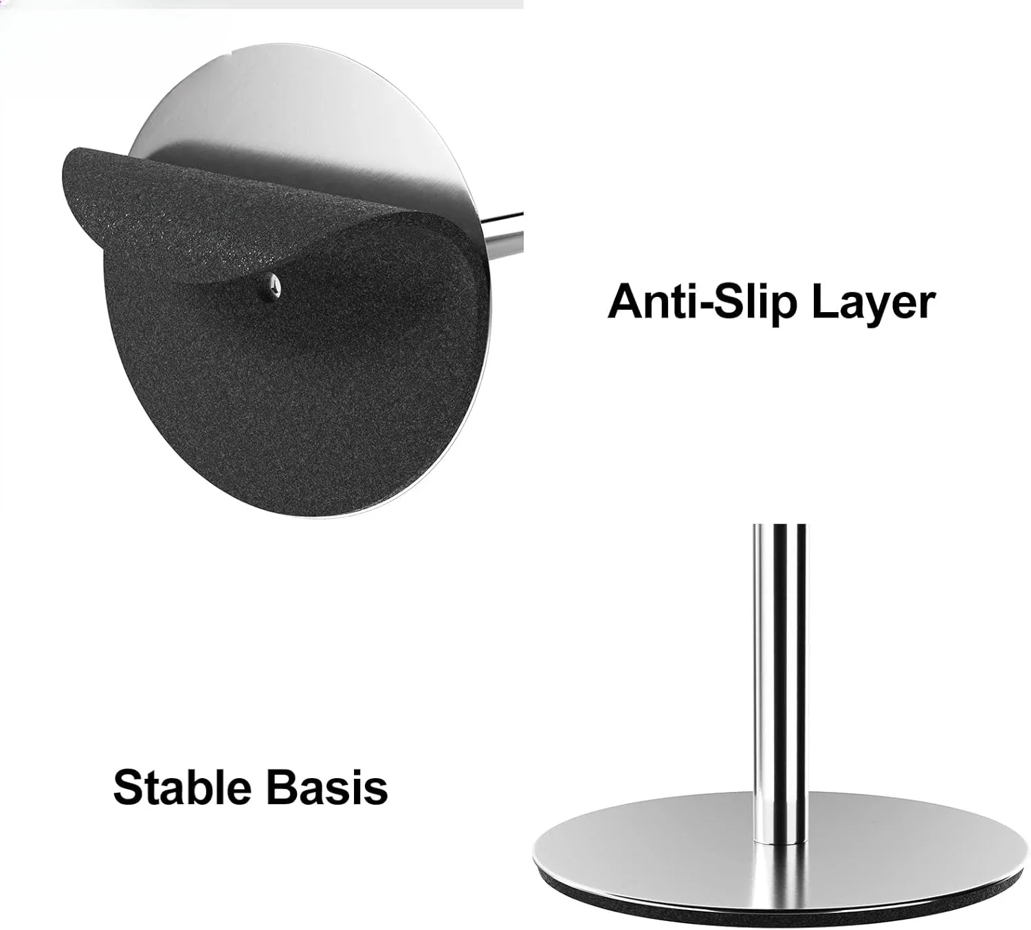 Toilet paper holder bracket and distributor for 4 spare rolls, stainless steel independent toilet paper roll storage rack