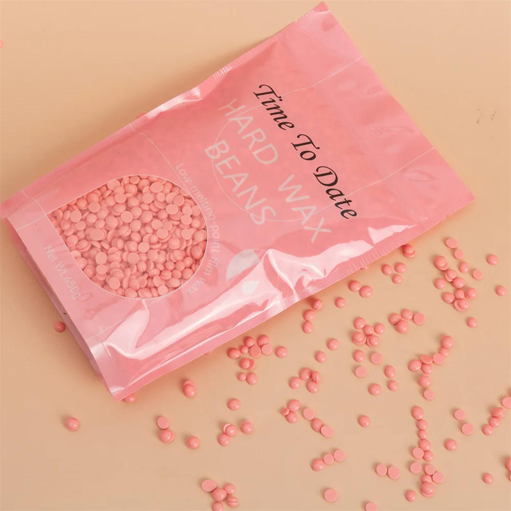 Beauty Spa quality 450g rose hard wax bean painless rosin Brazilian hard wax bean hair removal bikini part