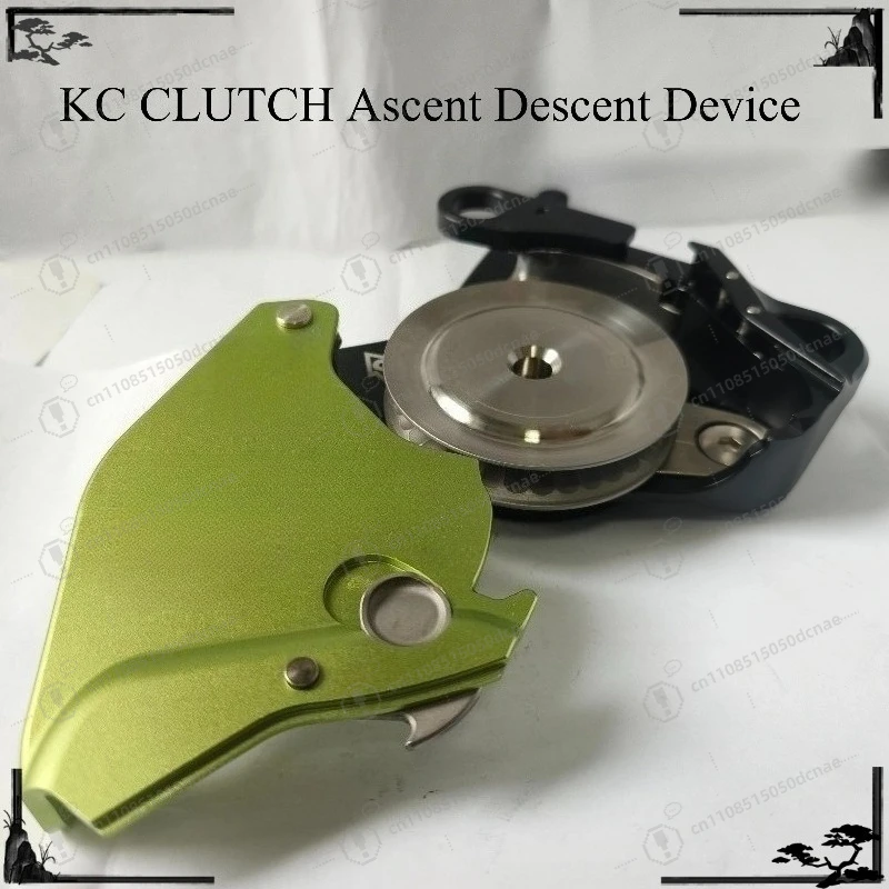 Clutch Ascent Descent Device One Way Braking Pulley Protector for Aerial Work Rope Rescue Fall Protection