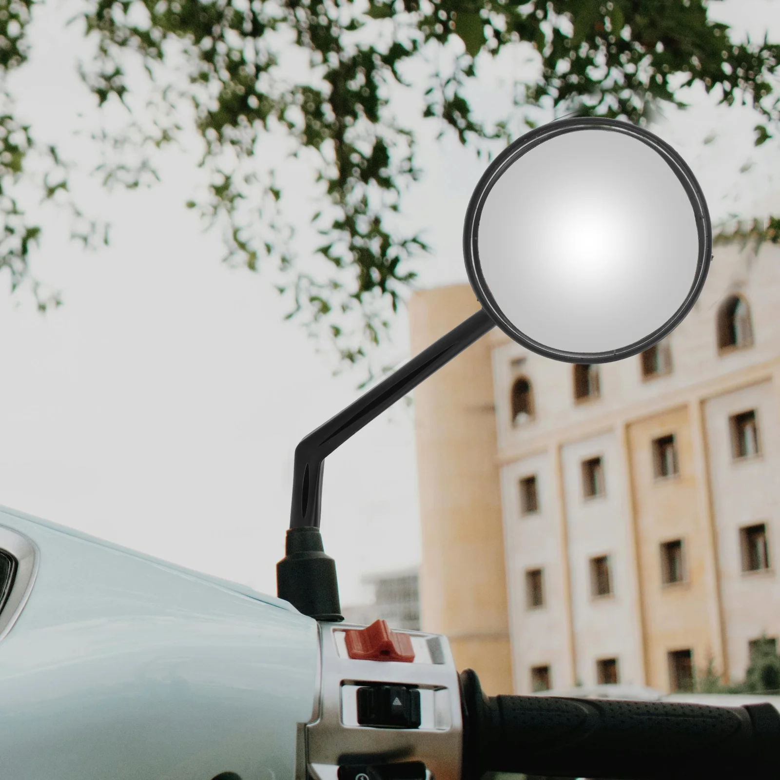 2 قطعة مرآة الرؤية الخلفية للدراجة 360 درجة دوران مرآة محدبة العالمي صالح سكوتر كهربائي المقاود دراجة نارية دراجة