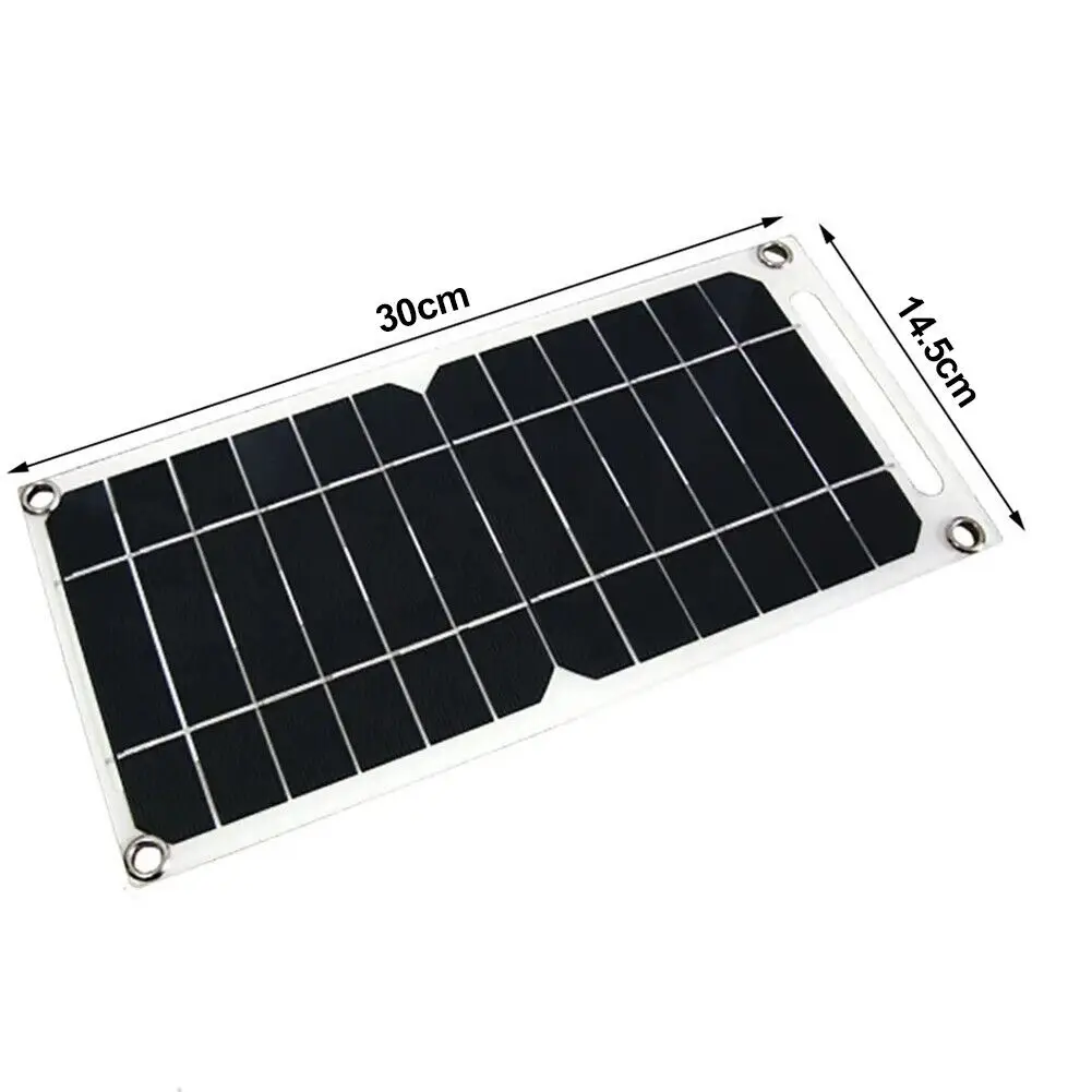 Portable Flexible 6W 6V Solar Panel Kits USB Mobile Phone Charging Power Bank Power Solar Battery 5V Camping Car Yacht RV Travel