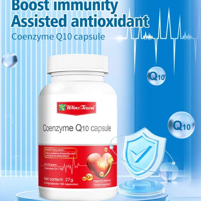 

1 bottle of Coenzyme Q10 capsules to enhance immunity improve cardiovascular health and increase metabolism