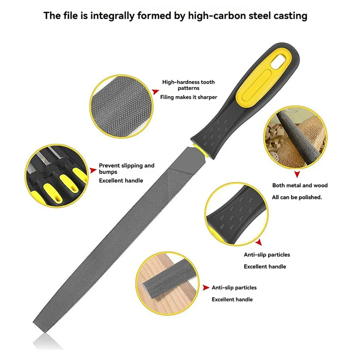 AA98 17Pcs Metal File Set, Used to Shape Metal, Wood and Tools. Needle File Set Includes A Needle File