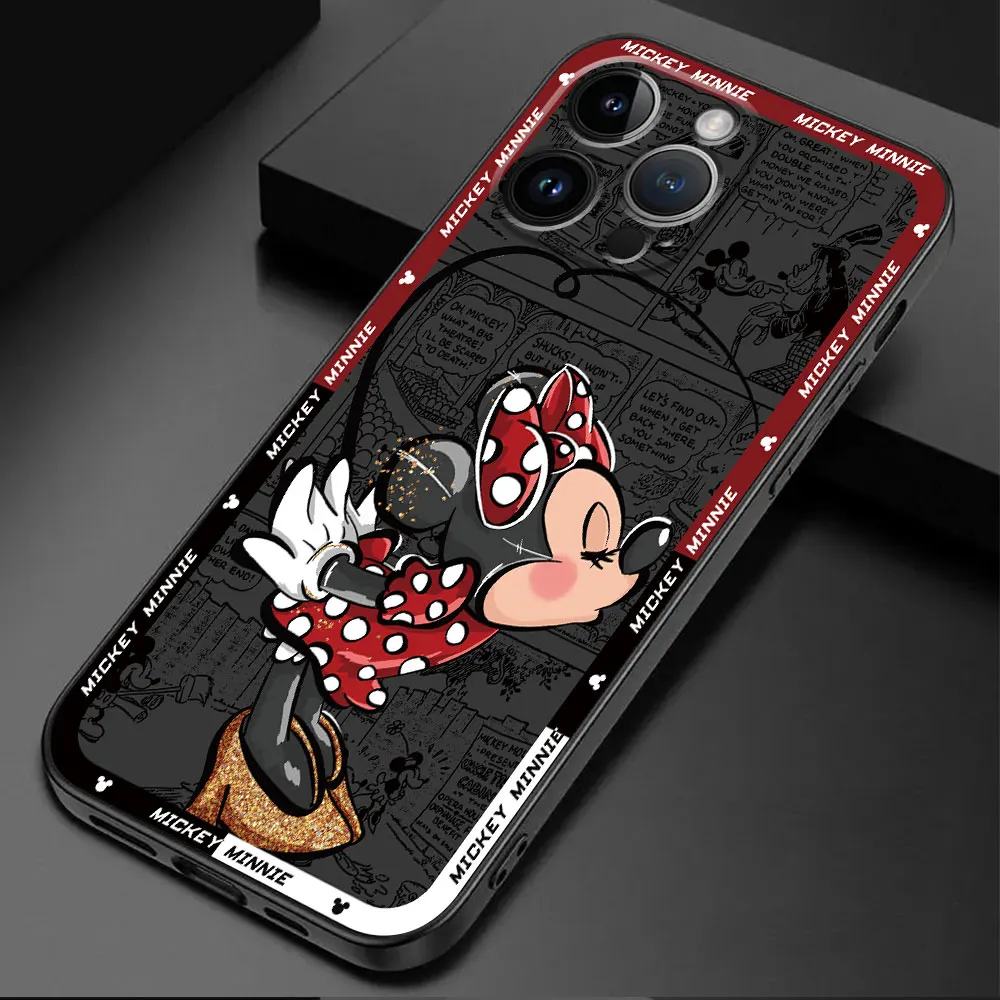 Phone Case for Motorola Moto Edge 20 Pro Edge 30 Neo Edge 40 Pro One Fusion Plus G200 5G G9 Disney Mickey Minnie Cute Cover