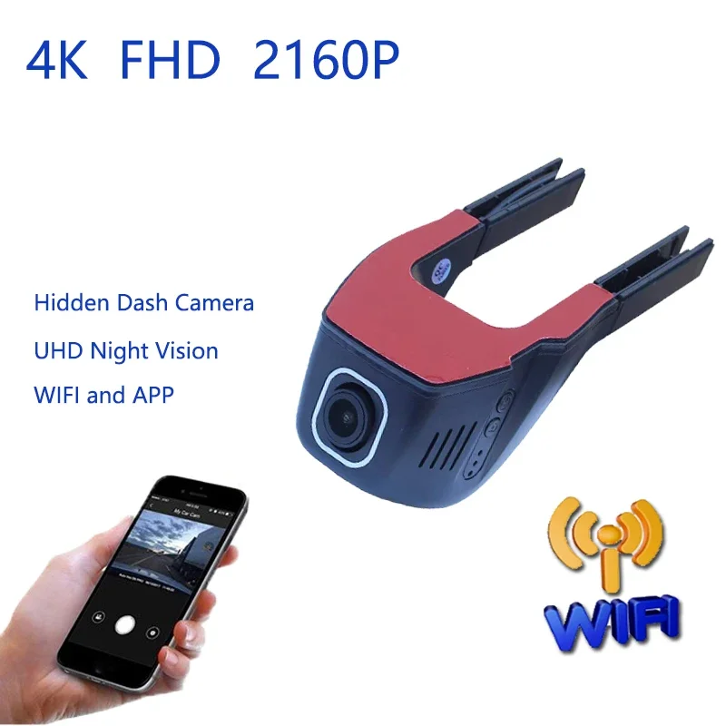 สําหรับ Kia Sportage K5 K4 K3 Carens K2 Soul Shuma KX3 VQ Opirus XCeed Soul Forte รถ 4K 2160P Wifi DVR เครื่องบันทึกวิดีโอ Dash กล้อง