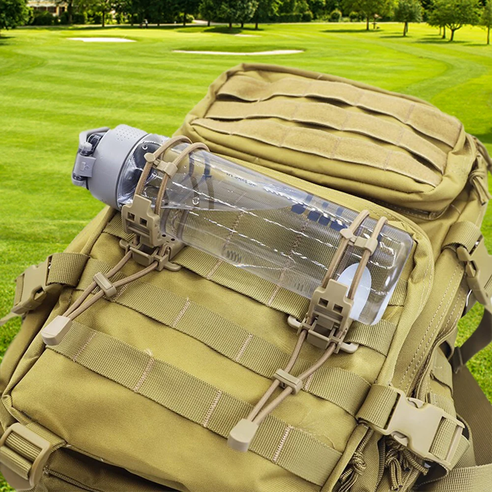 MOLLE Gear Organizer Fastener Flashlight Water Bottle Fixed Multifunction Hanging Buckle Outdoor Backpack Vest Accessories