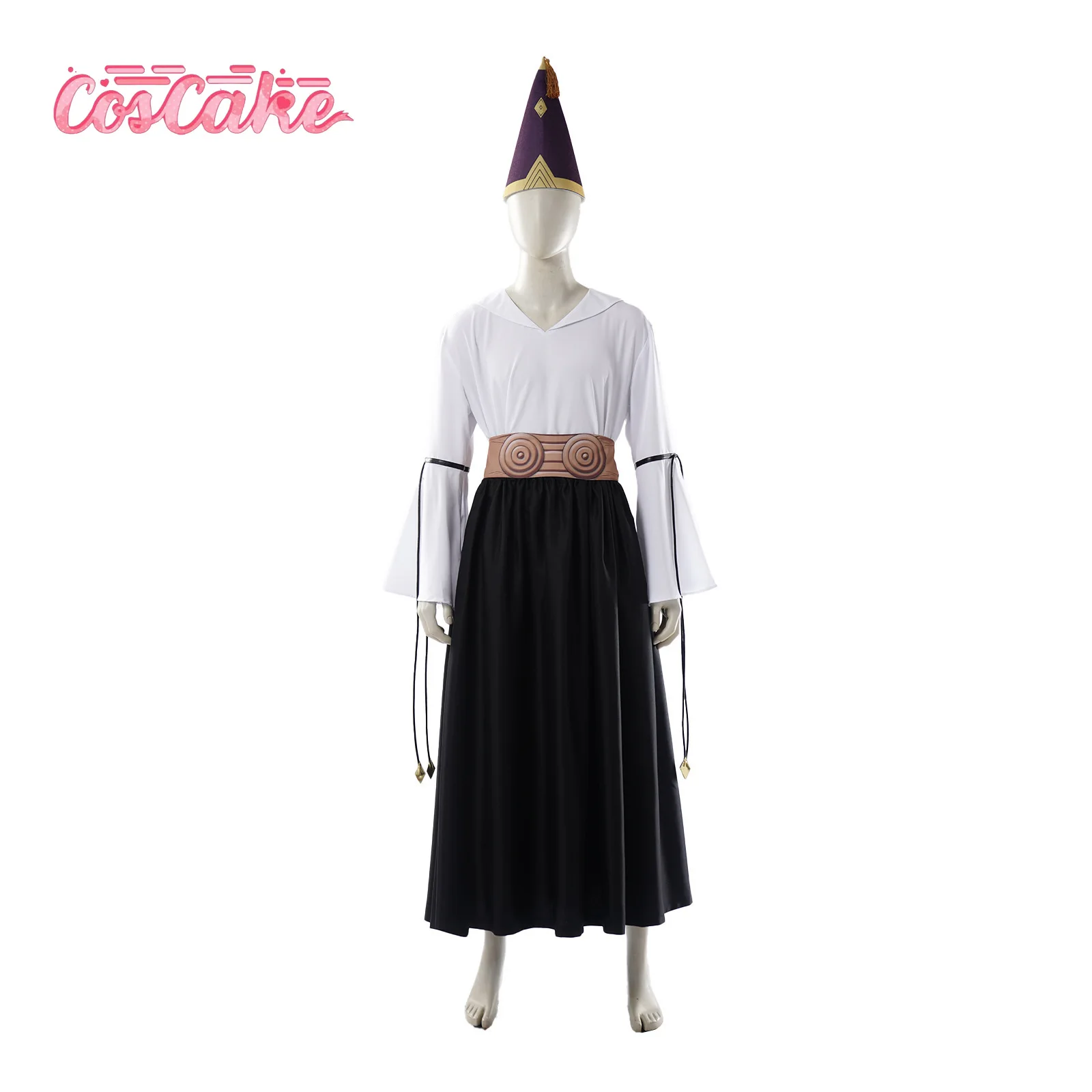 アニメ魔女帽子アトリエ-qifrey-コスプレ衣装フルセット制服小道具アクセサリー女性ハロウィンカーニバルパーティー-coscake