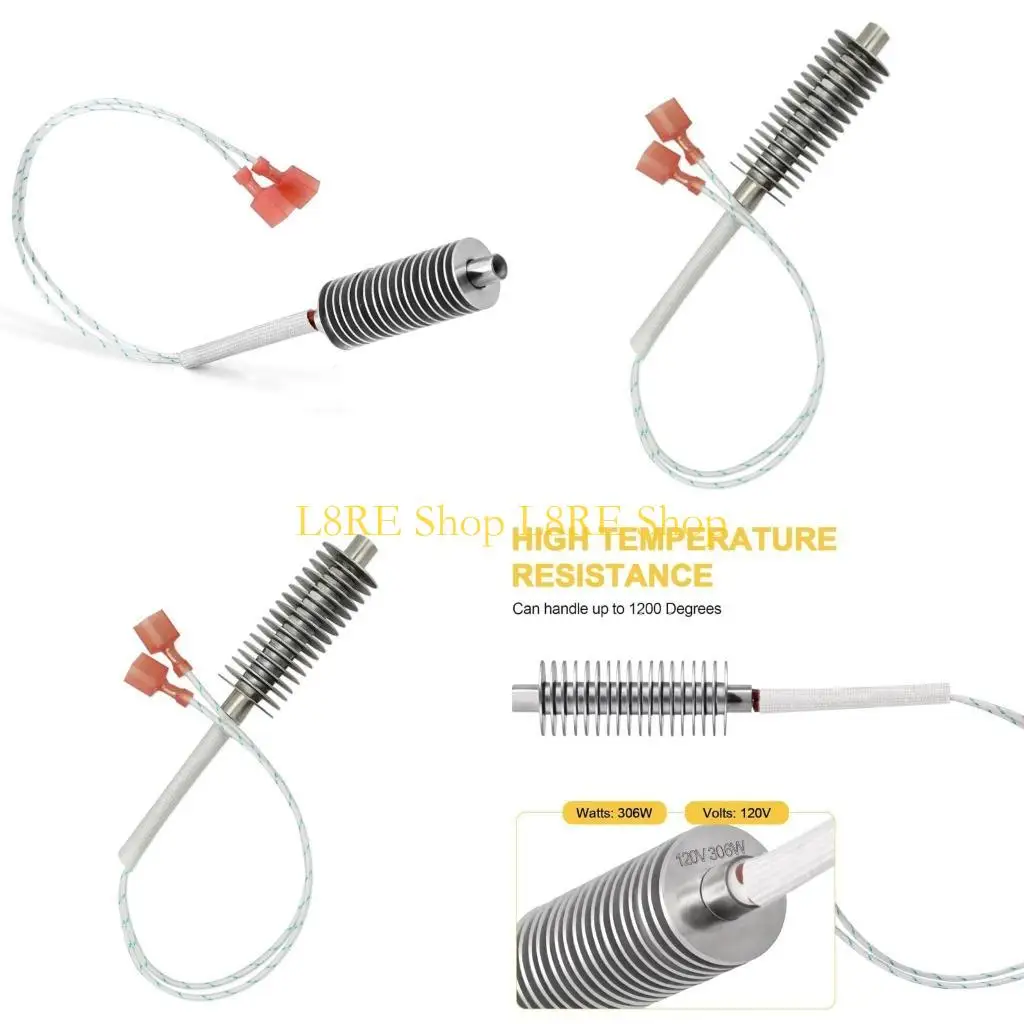 L8re lgniter batang panas pelet kayu pemanas tabung logam bahan untuk pemanas pelet kayu