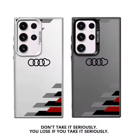 Phone Case for Samsung Galaxy S20 Note 20 Ultra S25Plus S21 S24 FE S22 Ultra S24Ultra S23 S20 FE S25 Cover Luxury A-Audi Logo