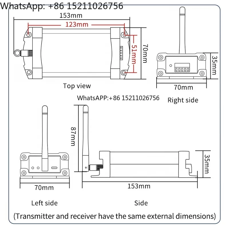 KH Wireless Weighing Module WX-02 Realizes Wireless Transmission Of Weighing Station And Instrument