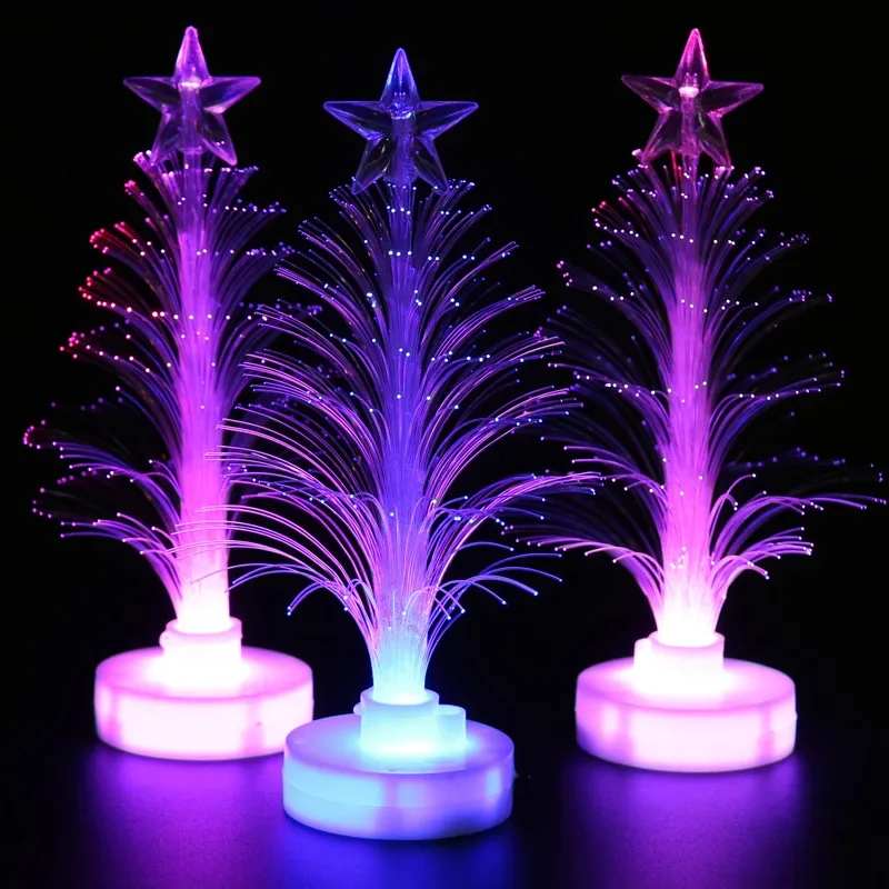 Hot Merry LED Color Changing Mini Christmas Xmas Tree Home Table Party Decor Charm