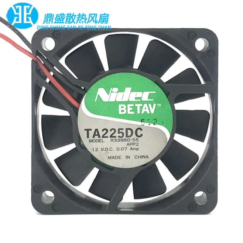 1pcs * ORIGINAL R33980-55 TA225DC 12V 0.07A 6015 60*60*15mm NEW COOLING FAN RADIATOR