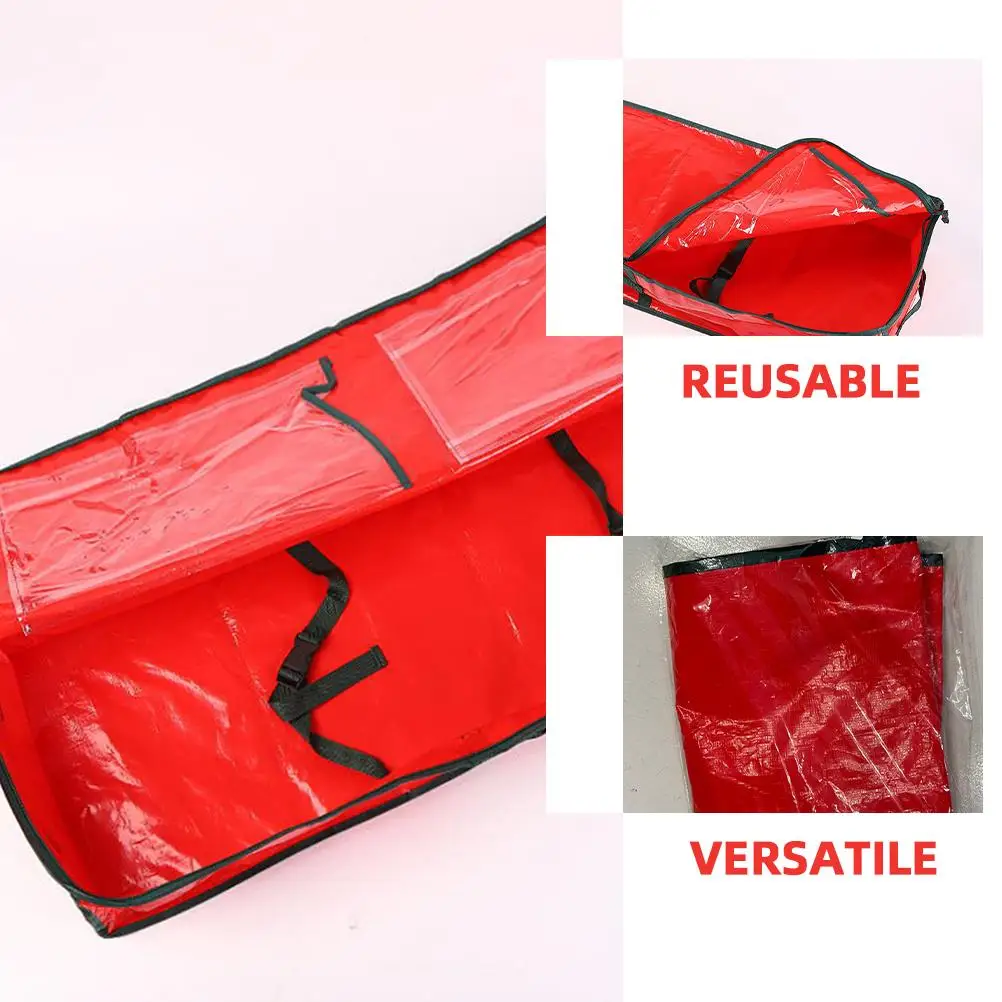 Christmas Tree Storage Bag Large Capacity Waterproof Reusable Organizer Extra Strong Handles Xmas Decorations Christmas Trees