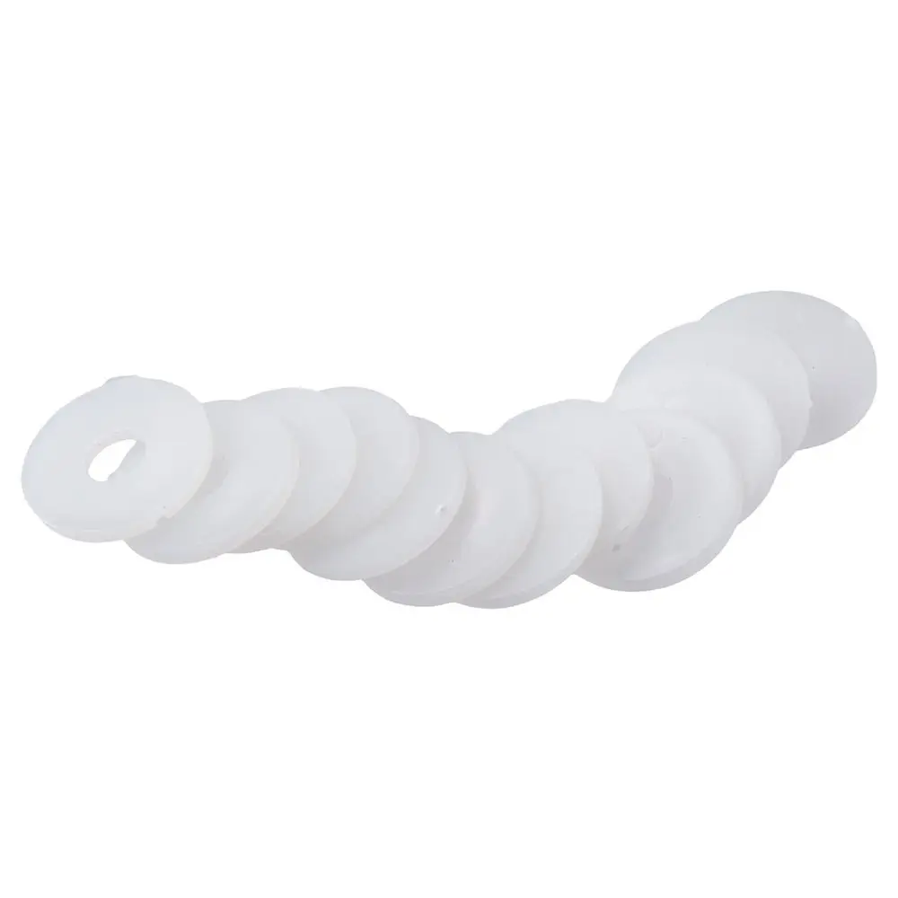 Guarnizioni in Silicone da 100 pezzi guarnizione a Base spessa a punta piatta per pistole a spruzzo per vernice Airless