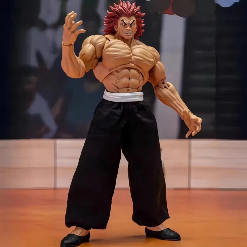 Hot Sale 17cm Ko Storm Toy Grappler Baki Anime Figurine Hanma Baki Action Figures Exquisite Moveable Collection Christmas Gifts