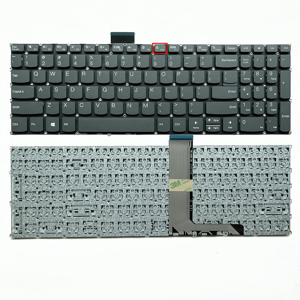 82XG US Keyboard For Lenovo Ideapad Flex 5-15IIL05 5-15ITL05, Slim 5 16ABR8, 81X3 82HT, 5 16ABR8/16ALC7/16IAU7/16IRU8/15ALC05