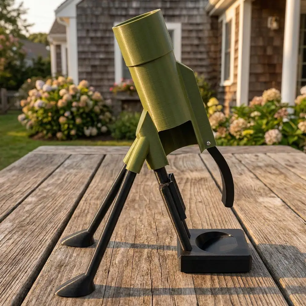 Lustiger Bierflaschen-Mörser-Flaschenöffner für Zuhause – Freihändiger Druck-Flaschenöffner mit Kapselwerfer – Gadgets & Werkzeuge – Detail 4
