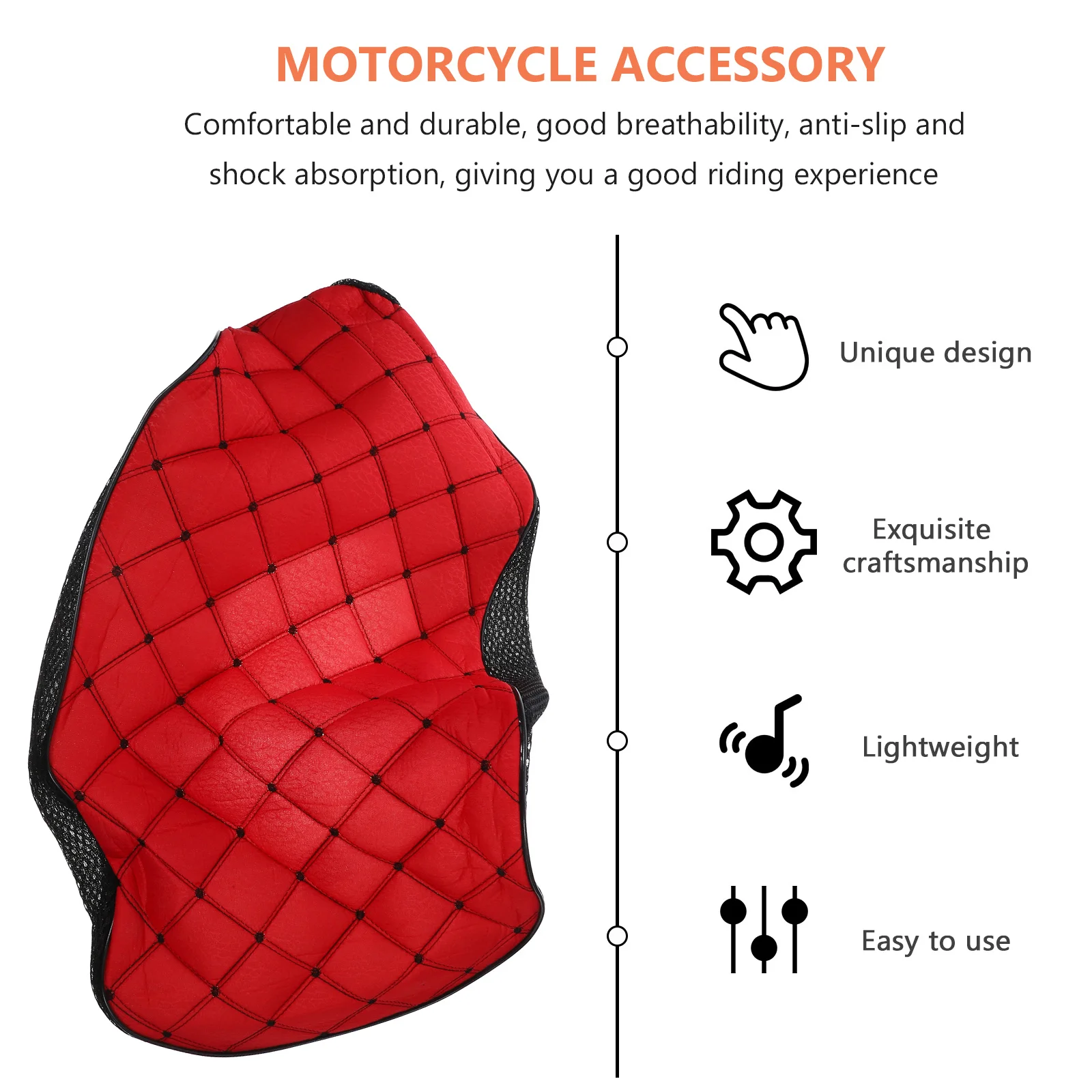 

Cushion Cover Motorcycle for Seat Covers Scooter Seats Bike Motorbike Protector Dirt