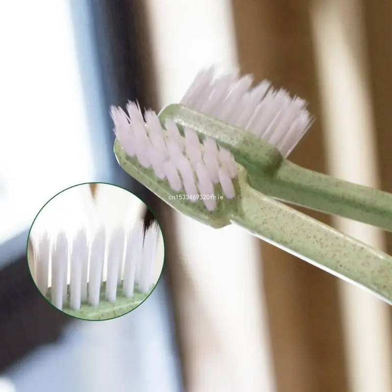 Cepillo dientes para bebé, paja trigo Natural, dibujos animados, niños pequeños, cuidado bucal para recién nacidos/