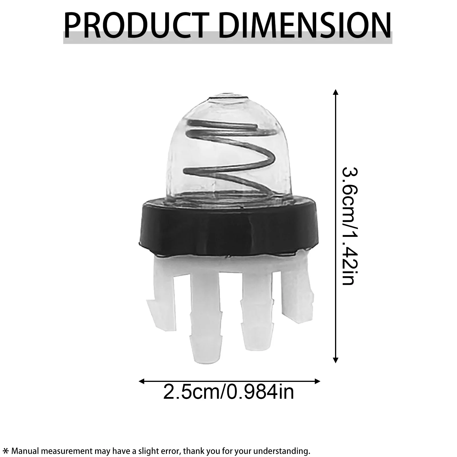 TSES 5Pcs Fuel Primer Bulb for Stihl BR450 BR600 Leaf Blower TS410 TS420 Cutoff Saw Universal Small Engine Parts