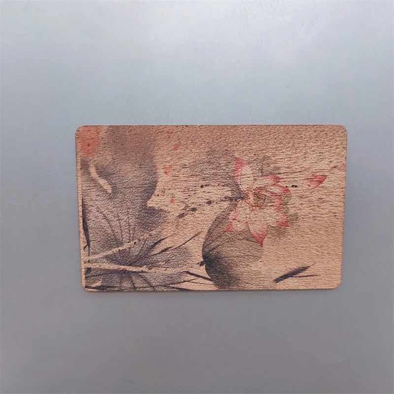 

Customized Ntag216 Wooden Card High-end NFC Business Card Social Media APP Opening Good Jumping URL Wooden Card