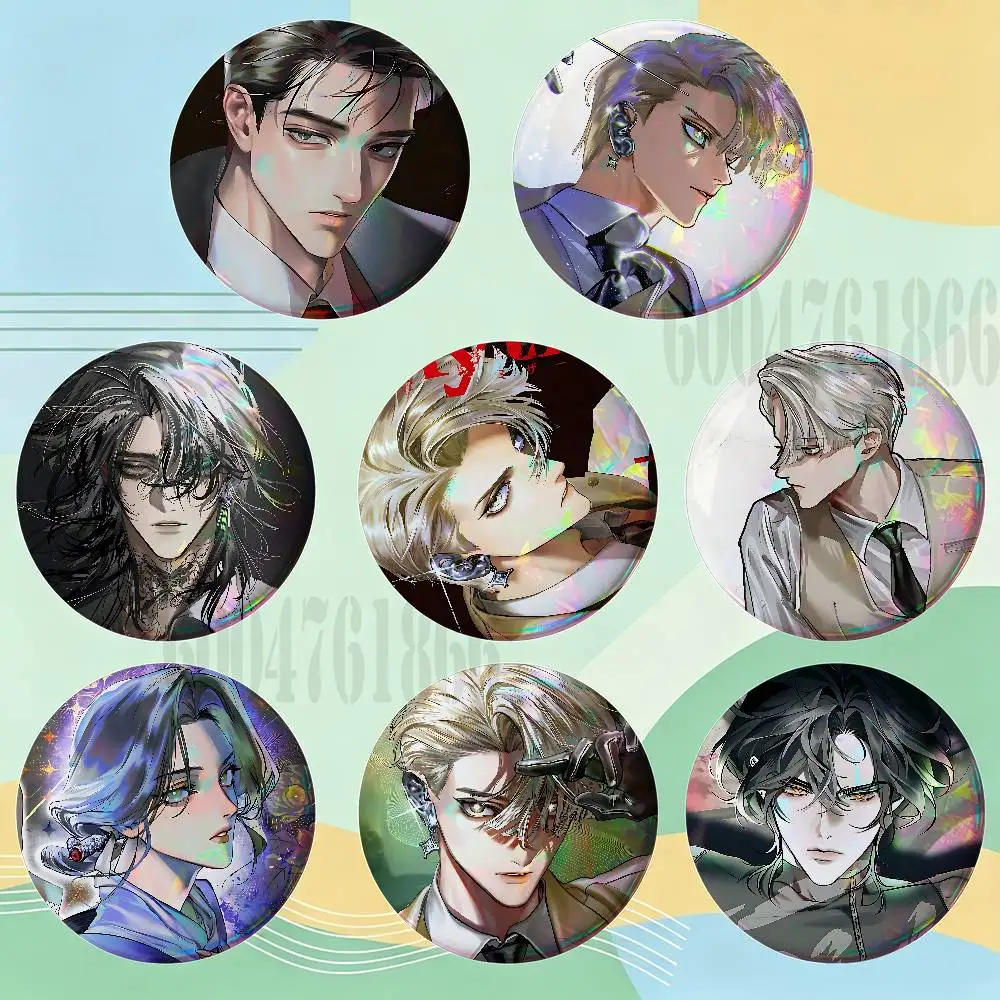 Myther manga HD Print Badges Pretty Round Display Brooches IP merchandise 32mm 58mm 75mm 44mm 25mm