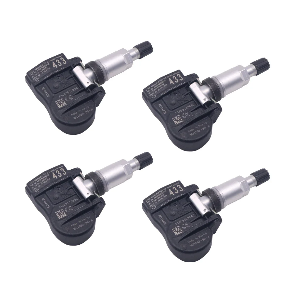 4PCS TPMS FOR 2018-2027 Tesla Model 3 Model S 433Mhz TPMS SENSOR TIRE AIR PRESSURE SENSOR 1034602-00-A 1034602-00-C 1074812-00-B