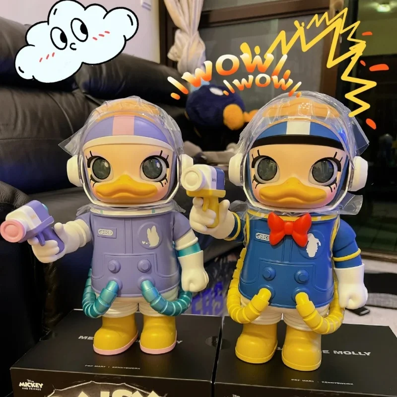 Hot Genuine Space Molly Donald Duck Daisy 100%&400% Fashion Play Big Baby Action Anime Figure Cartoon Decoration Model Toy Gift