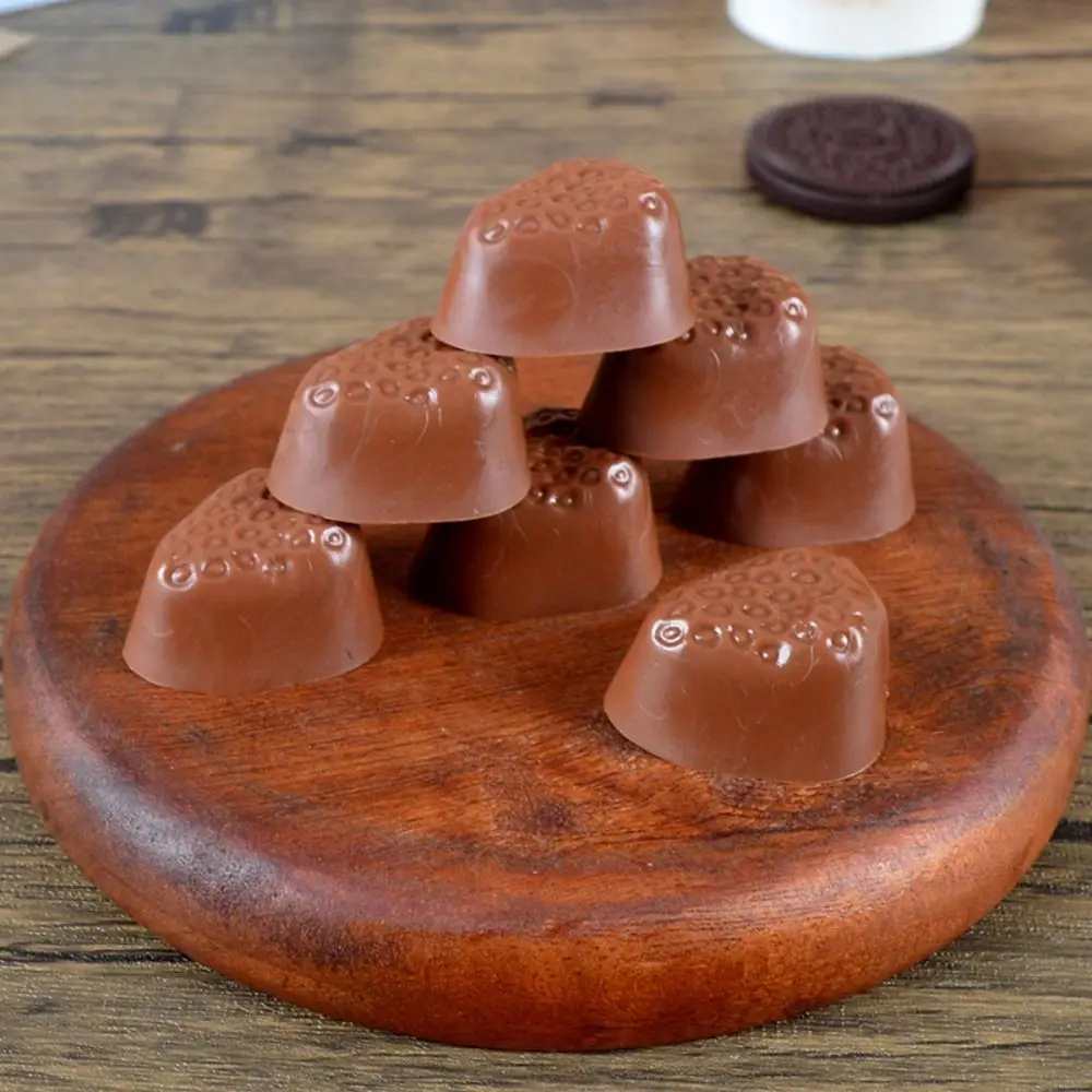 Artificiale 5 pz/3 pz 1:1 modelli di cioccolato Kawaii tridimensionale casa delle bambole cucina accessori fai da te realistico senza dissolvenza