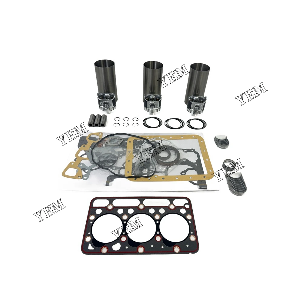 D1462 D1462-DI-AE Overhaul Repair Kit Full Gasket Kit Bearing For Kubota  L2950 Tractors Excavator Diesel Engine Repair Parts