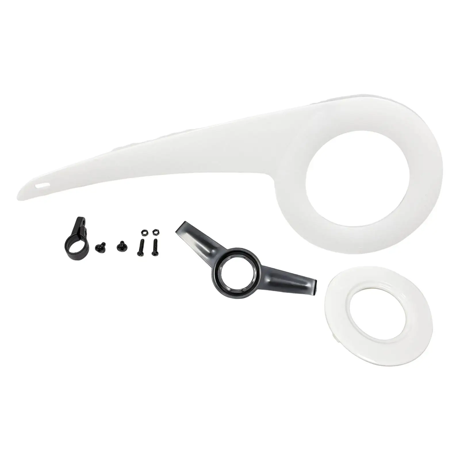 Fahrradkettenschutzabdeckung Kettenräder Kettenblattschutz Fahrradteile mit Halterung Hardware Radkurbelgarniturschutz für 32T-38T