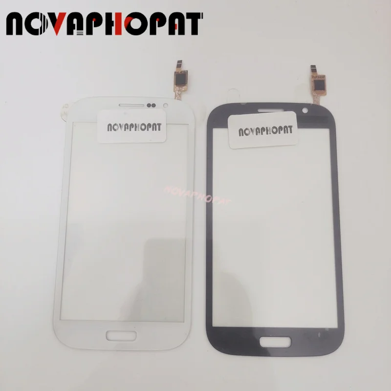 Para samsung galaxy grand duos i9082 i9080 digitador da tela de toque lente vidro frontal sensor tela