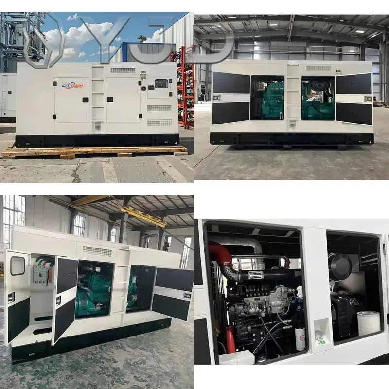 ATS 350KVA 280KW Silent Generator for Marine Application 60Hz Frequency and 230V Rated Voltage Energy Saving