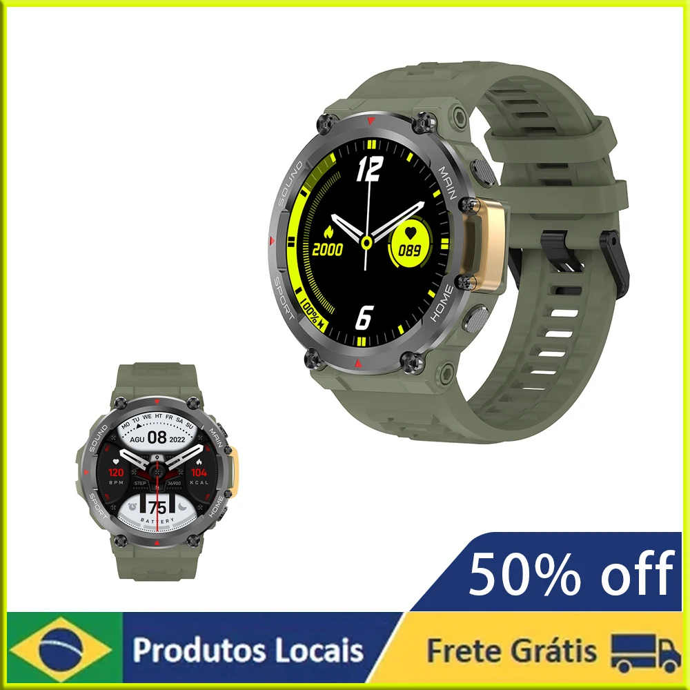 Smartwatch novo RUN2 mens relógios ao ar livre relógio de viagem longa vida da bateria relógio de presente impermeável GPS NPC