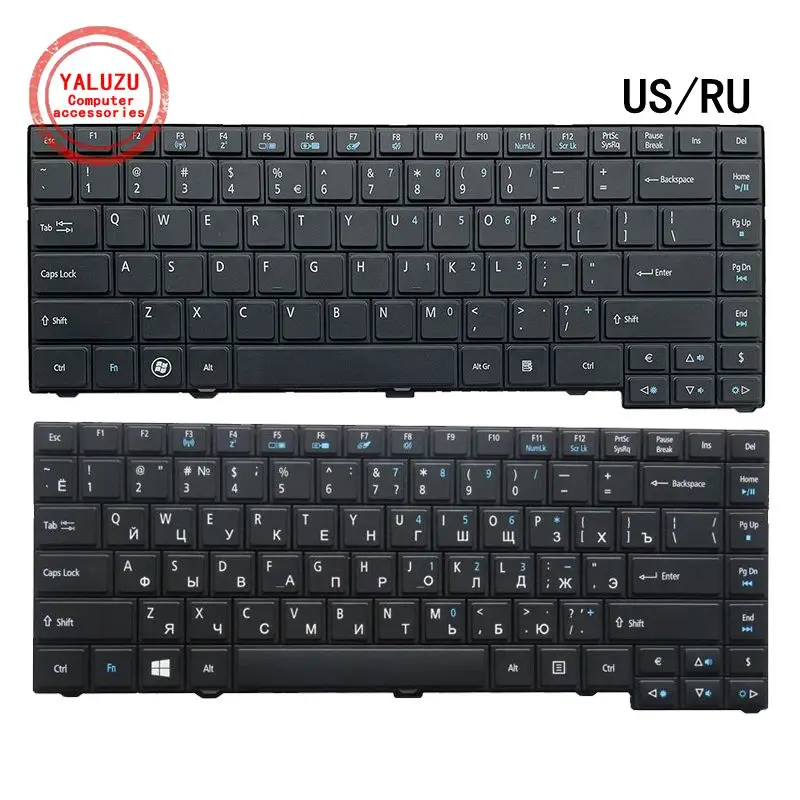 

US/RU Laptop Keyboard For ACER TravelMate 4750 4750G 4750Z 4745 4755 4740 4741 5620G P243 P243G P633 MS2335 For Founder E400HR