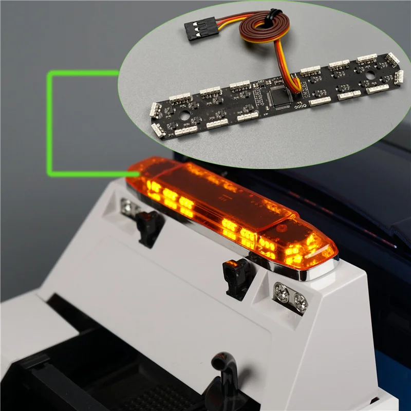 

Светодиодная сигнальная лампа 5 В в масштабе 1:14 для грузовика Tamiya RC VOLVO FH16 750 56362