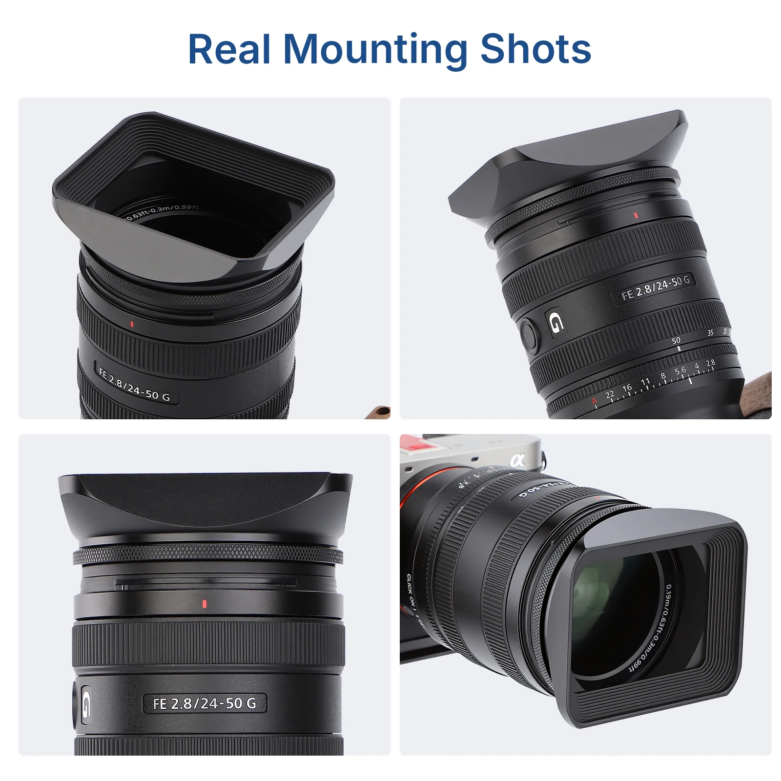 Haoge 62/67/72mm Quadratische Metall-Schraubblende für Hasselblad XCD 25V F2.5/38V F2.5/55V F2.5/75P F3.5/90V F2.5 Objektiv – Detail 9