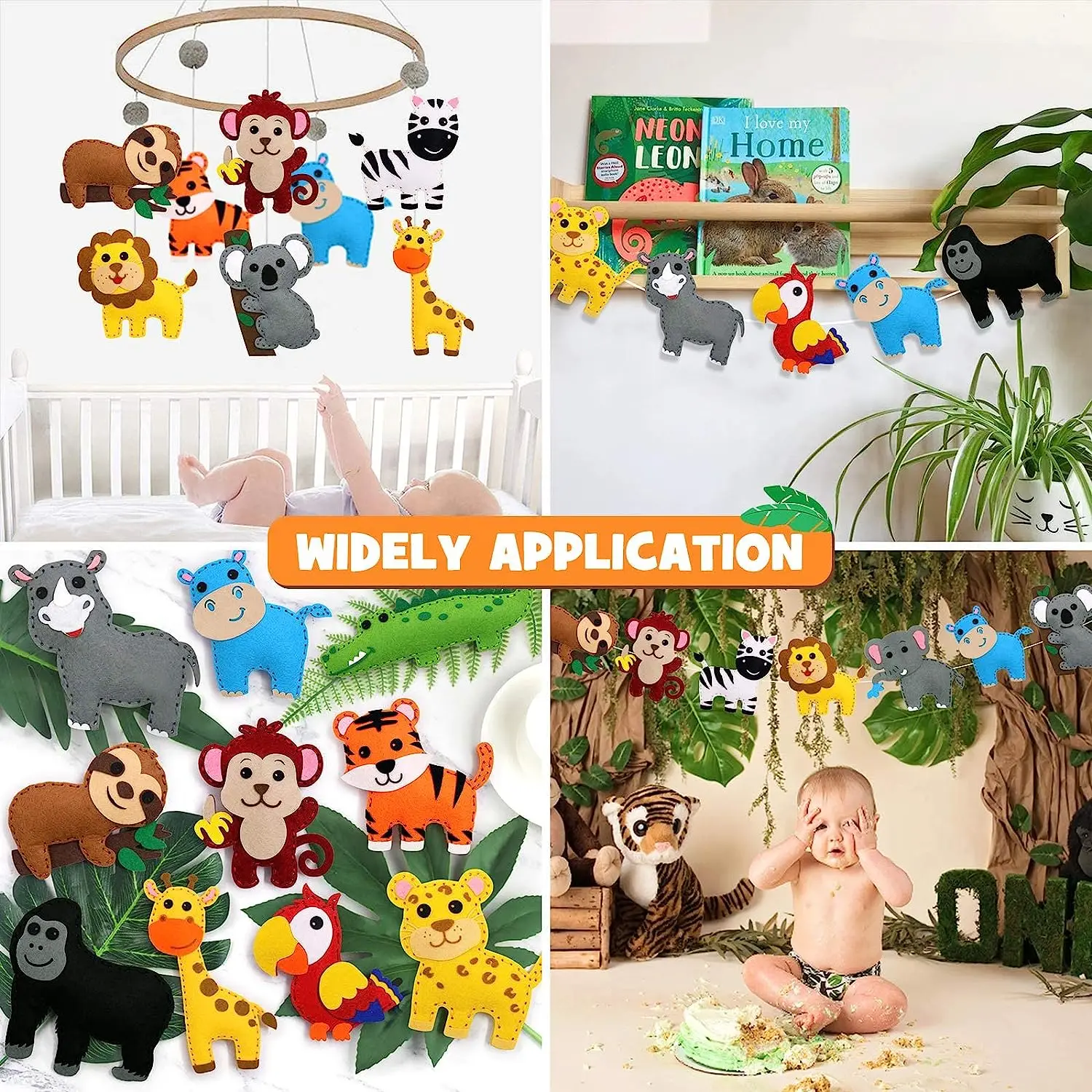Kit Couture Feltre Enfants – 12 Animaux à Coudre Soi-Même – Débutants 6-12 Ans – Activité Manuelle Créative – Cadeau Sans Écran
